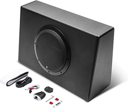 Rockford Fosgate Punch P300-10T - Subwoofer a scatola sigillata per camion amplificata da 300 W, colore: Nero