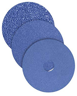 RETOL disques abrasifs auto-agrippants, 140 mm, 1 trou, G24, p. ponceuses multi-disques, corindon de zirconium (Lot de 25)