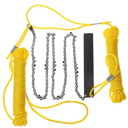 36 Inch High Reach Tree Hand Rope Chain Saw Blades on Both Side Saw Chain