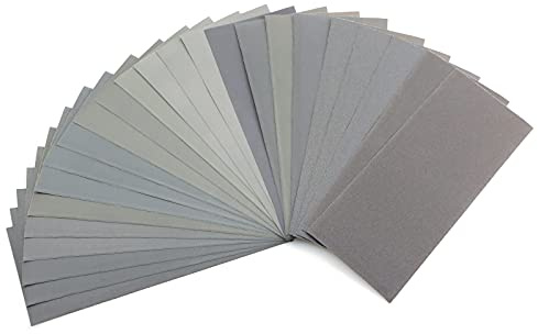 【36 Packs】120 To 3000 Assorted Grit Wet and Dry Sandpaper, 23 x 9 cm for Home, Craft, Wood work, Automotive, Fine Silicon Carbide Paper Pack (9 x 3.6 inch)