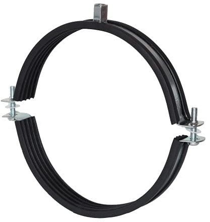 10 Stück - Fixotec Lüftungsschelle SD M8/M10 NW 315 mm verzinkt mit Einlage - werden zur Montage von Lüftungs- und Wickelfalzrohren jeder Art verwendet