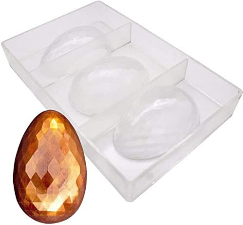Moule de transfert de chocolat en forme d'œuf de Pâques 3D, moules à chocolat en polycarbonate, outils de pâtisserie, moule à pâtisserie, moule transparent pour chocolat, moule à bonbons