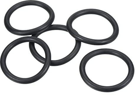 PATIKIL 20 Stück Dichtungsringe O-Ringe Gummidichtung 45mm AD 35mm ID 5mm Dicke Nitrilgummi Unterlegscheibe Dichtungssatz Gummischeiben für Auto Klimaanlage Wasserhahn Rohr Schwarz
