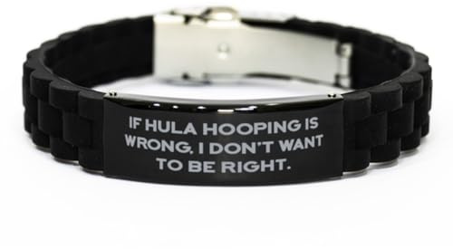 Useful Hula Hooping Gifts, If Hula Hooping is, Hula Hooping Black Glidelock Clasp Bracelet From Friends, Gifts For Men Women, Unique hula hoop gift, Hula hoops for sale, Buy hula hoop