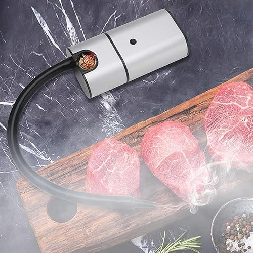 Cocktail Smoker - Räucherkanone - Tragbarer Rauchinfusor für Fleisch, Getränke und Lebensmittel - Ultimatives Sous Vide Foodie Zubehör Geschenk
