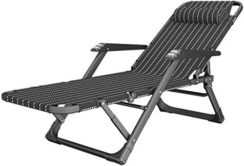 Recliner Black Relaxing Sun Loungers Recliners | Sonnenliegen Klappbarer Gartenstuhl für Kinder und Erwachsene | Liegestühle, Sonnenliege für Strand, Terrasse, Pool oder Büro