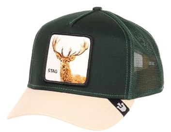 Goorin Bros. Goorin Bros The Stag Cervo Verde Beige Berretto da Camionista Regolabile