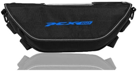 YFBH Satteltasche Motorrad-Lenkertasche, Praktisch Zu Tragen, Handytasche, Aufbewahrungspaket, Werkzeugtasche, Teile Für PCX160 PCX 160 Gepäck(BLAU)