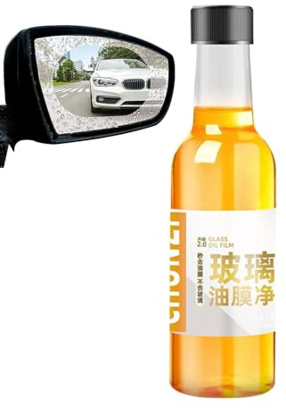 Generisch Nettoyant de film d'huile pour pare- - Pour vitres de voiture - 100 ml - Nettoyant pour taches d'huile de voiture - Liquide de pluie - Produits de tension du verre