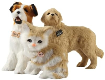hadefa Personalisierbarer Plüsch-Wackelkopf, handgefertigt, realistische Haustier-Gedenkfigur, personalisiertes Geschenk für Tierliebhaber