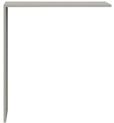 Forte SOPHISTISPACE Innenbox 70 75, Innenbox für Kleiderschrank, Holzwerkstoff, Grau Textilnachbildung, 71,5 cm breit, 78,2 cm hoch, 52,7 cm tief