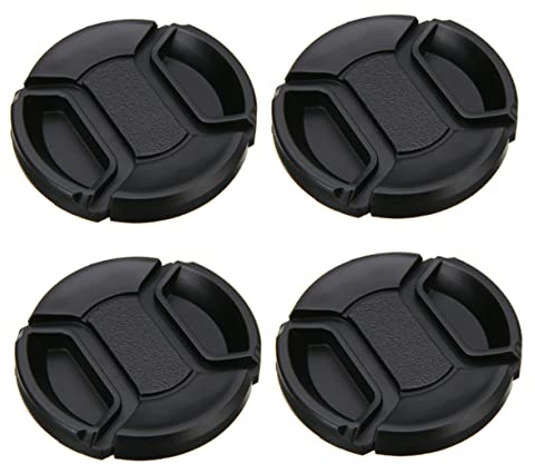 Homoyoyo 4pcs Camera Lens Cover Lens Protector Snap Covers during Travel and Storage
