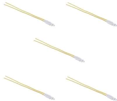 gloca Set 5 Lampade Led 0.5W 220V Compatibili Con Serie Matix E Living (Giallo)
