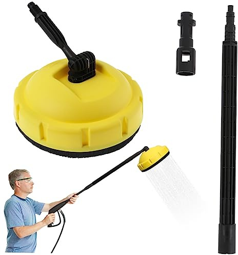 BESTonZON Hidrolavadora De Alta Presión para Automóviles y Superficies, Manga Larga Ergonómica, Boquilla Giratoria Ajustable, Limpieza Doméstica y Automotriz, Equipo Versátil y Resistente