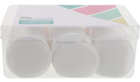 Vaguelly 1 Schachtel Weiche Dreilagige Runde Abschminkpads aus Baumwolle Hautfreundlich Sanfte für Empfindliche Haut Einweg Make Up Entferner pro Box Salonqualität