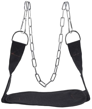 PURPLELILY Gewichthebergürtel mit Kette, gewichteter Dip mit Stahl für Klimmzüge, Fitnessstudio, Workout, Heben, Fitnessstudio, Workout