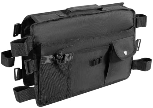 Rollstuhlaufbewahrungstasche Großer faltbarer Hängekorb mit verstellbarem Verschluss Oxford-Stoff unter dem Sitz Rollator Tasche für die meisten Rollstühle