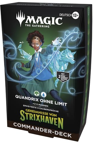 Magic: The Gathering Geheimnisse von Strixhaven Commander-Deck – Quandrix ohne Limit (Deutsche Version)