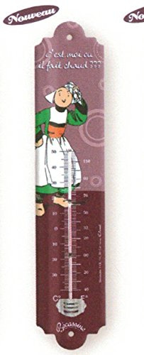 THERMOMETRE Deco SERIGRAPHIE BECASSINE C'est Moi OU IL Fait Chaud