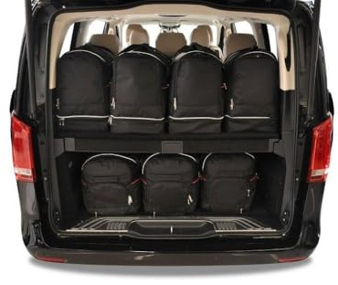 KJUST Kofferraumtaschen 7 stk kompatibel mit MERCEDES-BENZ V LONG W447 2015+