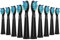 10Pcs Testine Ricambio per Fairywill, Testine Spazzolino per Elettrico Sonico Fairywill FW-507/508/515/551/917/959/2011/D1/D3/D7/D8, Most SG Series, HP126A, TB-5