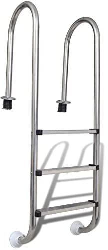 Pool & Spa Zubehör - Pool & Spa - Pool Leiter 3 Stufen Edelstahl 304 120 cm