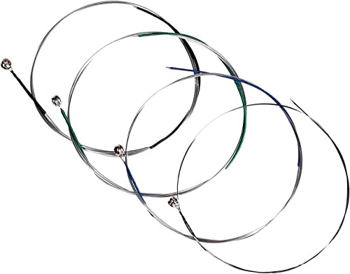 Corde per 4/4 Violino (G-D-A-E), Fansjoy Universale Set Completo di Corde per Violino 4/4, 3/4, 1/2 e 1/4, con Estremità a Sfera Nichelata