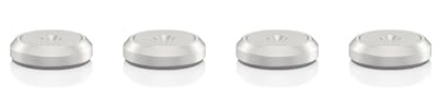 VIABLUE Dischi per punte * Argento * Ø 16 mm * Set 8 rondelle per punte * Piatto di appoggio
