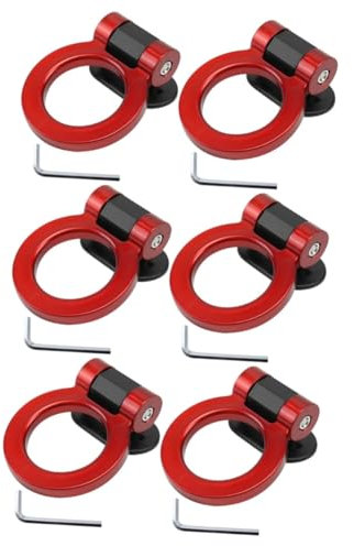 Gatuida 6stücke Universelle Dekorative Abschlepphaken Robuste Materialien Stilvolle Autoschmuck-Accessoires Für Individuelle Fahrzeuggestaltung