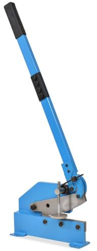 Brokky Manual Metal Shear Cutter,Heavy Duty Plate Flat Metal Steel Sheet Cutting Shears Snips Precise Cutting Car Body Engineering Forming Repair Tool,Hand Lever Shear 200 mm Blue