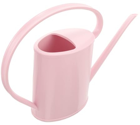 BESTonZON Arrosoir pour Plantes Long Bec 1,2l en Plastique Rose Robuste et Facile à Remplir pour Jardinage Intérieur et Arrosage des Plantes