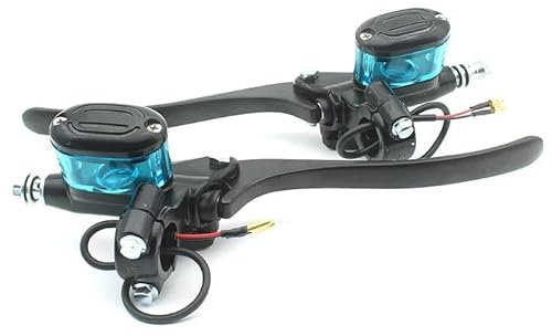 Kupplung Bremshebel Elektrische Roller DISC Bremse Teil Motorrad Hydraulische Obere Pumpe BREMSHEBEL/KURBEL + Transparent Öl Tank Kupplungshebel