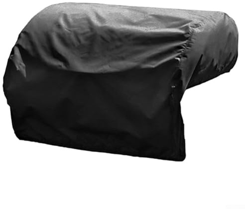 Cubierta de parrilla integrada de tela Oxford 420D para exteriores con protección resistente al viento y al polvo para parrillas de barbacoa en negro, múltiples (36 pulgadas de ancho x 26 pulgadas de