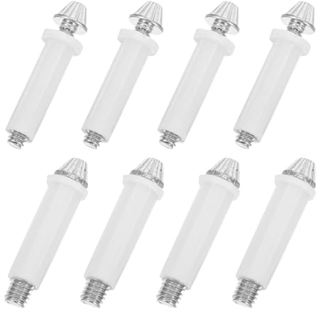 SHINEOFI Kit Ferramenta per Porte Pieghevoli Armadio 8 Pezzi, Perni Inferiori Regolabili 3/8” e 7/16”, Staffe Robuste per Riparazione Fai-da-te, Accessori per Porte a Soffietto in Casa