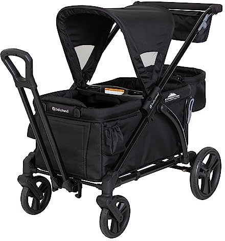Baby Trend Expedition 2-in-1 Kinderwagen Wagon Plus, Ultra Black