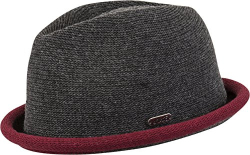 FEINZWIRN Boston - moderner Trilby Hut in 4 Farben mit farbig abgesetzer Krempe - Top Qualität