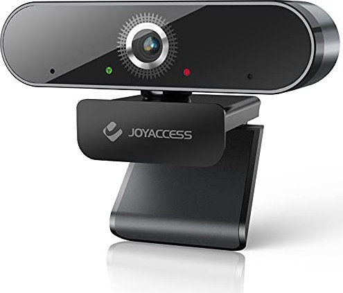 JOYACCESS Webcam with Microphone for PC, 1080P Full HD Webcam, Plug and Play USB Web Camera for Conference/Studying/Zoom/Skype/YouTube/Google Meet/Cisco WebEx, Compatible Windows and MacOS