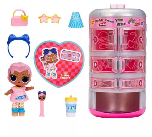 L.O.L. Surprise! Loves Mini Sweets Sammelpuppe - Surprise-O-Matic - mit 9 Überraschungen - inkl. Accessoires & Candy Puppe in einer Automatenverpackung - Geschenk für Kinder ab 4 Jahren