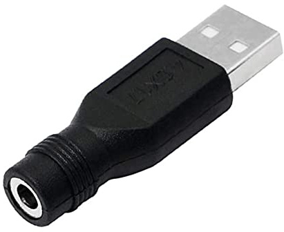 Diarypiece USB auf DC 3,5 x 1,35 mm/4,0 x 1,7 mm Adapter, 5 V USB auf DC für kleine Elektronik
