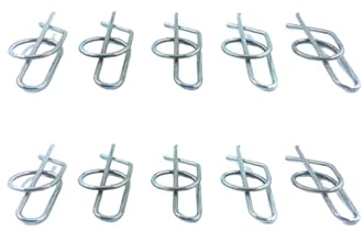 LKQI Replacement M154221 Spring Locking Cotter Pin Fits John Deere D100 G110 L100 LA100 X100 X350 Z665 M169408 M154221(10 Pack)