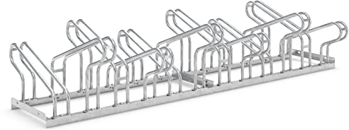 Bügelparker 2162 beidseitig | Fahrradständer für 12 Fahrräder | Abwechselnde Hoch-/Tiefeinstellung | Fahrradparker Bodenparker Mehrfachständer | Dreifke®