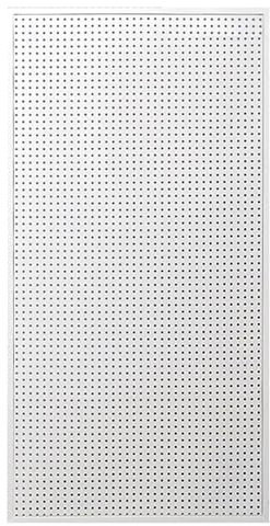 Panneau Perforé Lot Complet, Métalliques Magnétiques Panneau Mural Perforé, Avec 20 Connexions Rangement Mural Outillage, Présentation Porte Outils Mural Pour Chambre Garage Cuisine(White,40X60X2cm)