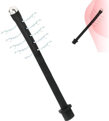 Analdusche für Analverkehr Silicone Analdusche 250 mm Einlaufgerät mit Anschluss Intimdusche für Mann & Frau Klistier zur Darmreinigung & Vaginaldusche Einlauf Anal Dusche