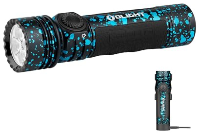 OLIGHT Seeker 4 Pro LED Taschenlampe 4600 Lumen 260 m USB-C aufladbar | Innovatives Holster, MCC3 Magnetladung, Stufenloses Dimmen, Drehschalter, Alltag, Outdoor, Camping