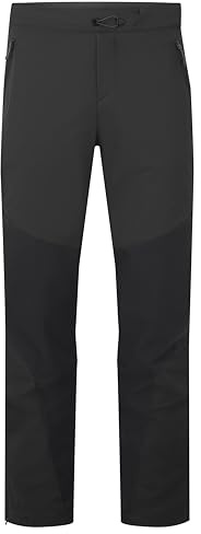 Rab Men's Torque Pants - Lightweight Breathable Trousers for Hiking & Mountaineering - Black - 38/32 Inseam