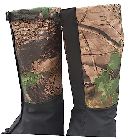 Happyyami Unisex Schneegamaschen Nylon Leichte Beinwickel Mit Verstellbarem Verschluss Outdoor Wandern Klettern Jagen Schutz Schuhüberzug
