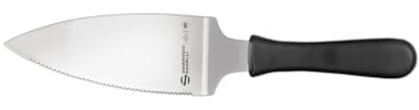 Ambrogio Sanelli, Linea Supra, Spatola per Pasticceria con Lama Dentata da 18x6 cm in Acciaio Inox, Impugnatura in SEBS Pratica ed Ergonomica, Certificata MOCA, Made in Italy