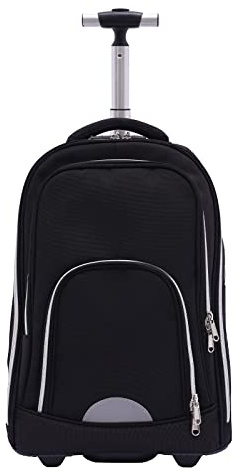 GAOUSD Rucksack Trolley Rollenkoffer Koffer Tasche Rolltasche 45L Handgepäck Höhenverstellbare Wagenstange Reiserucksack mit Rollen,Für Reisen, Schulen, Einkaufen