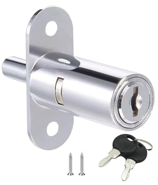 Heavy Type Cabinet Locking Mechanism with Anti Corrosions Thread 32mm Bore Spacing High Security Cylinder Pressure with Mounting Screws