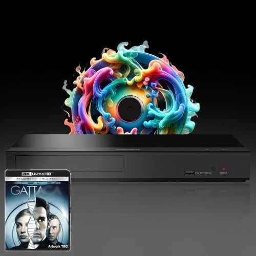 MULTIREGION Blu-ray Player Compatible with Panasonic DP-UB150 MultiRegion for DVD Blu-ray Region B - DVD Regions 1-8 - Bundle Including Gatt. 4K UHD Disc